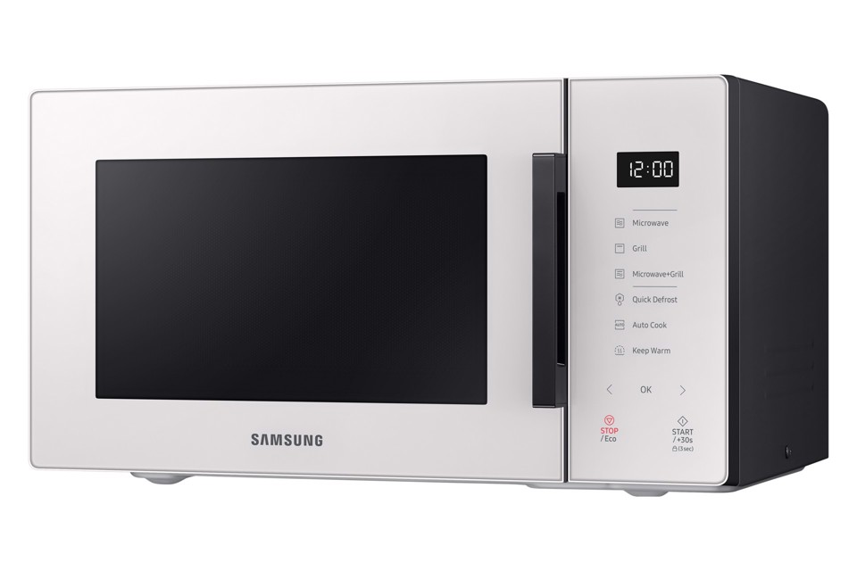 Samsung MG23T5018GE/ET forno a microonde Superficie piana Microonde combinato 23 L 800 W Nero, Bianco