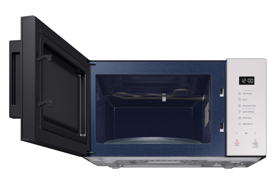 Samsung MG23T5018GE/ET forno a microonde Superficie piana Microonde combinato 23 L 800 W Nero, Bianco