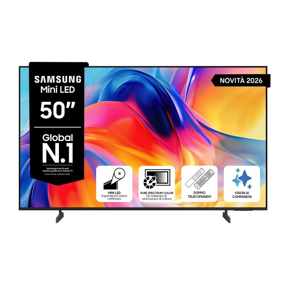 Samsung Mini LED 4K Vision AI Smart TV 50" UE50M70HAUXZT, 2026