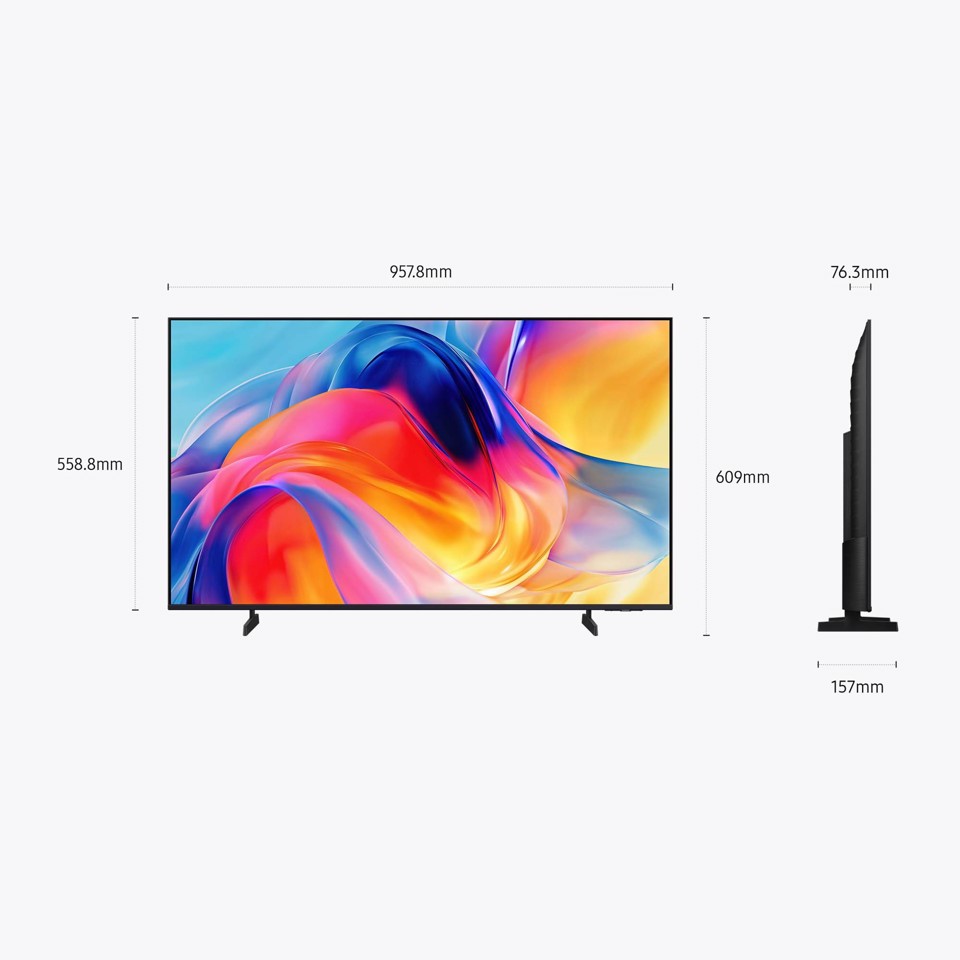 Samsung Mini LED AI TV 43" UE43M70HAUXZT 4K, Processore Mini LED 4K, 4K Upscaling, Color Booster, OTS Lite, Metal Stream Design, Vision AI Smart TV, 2026