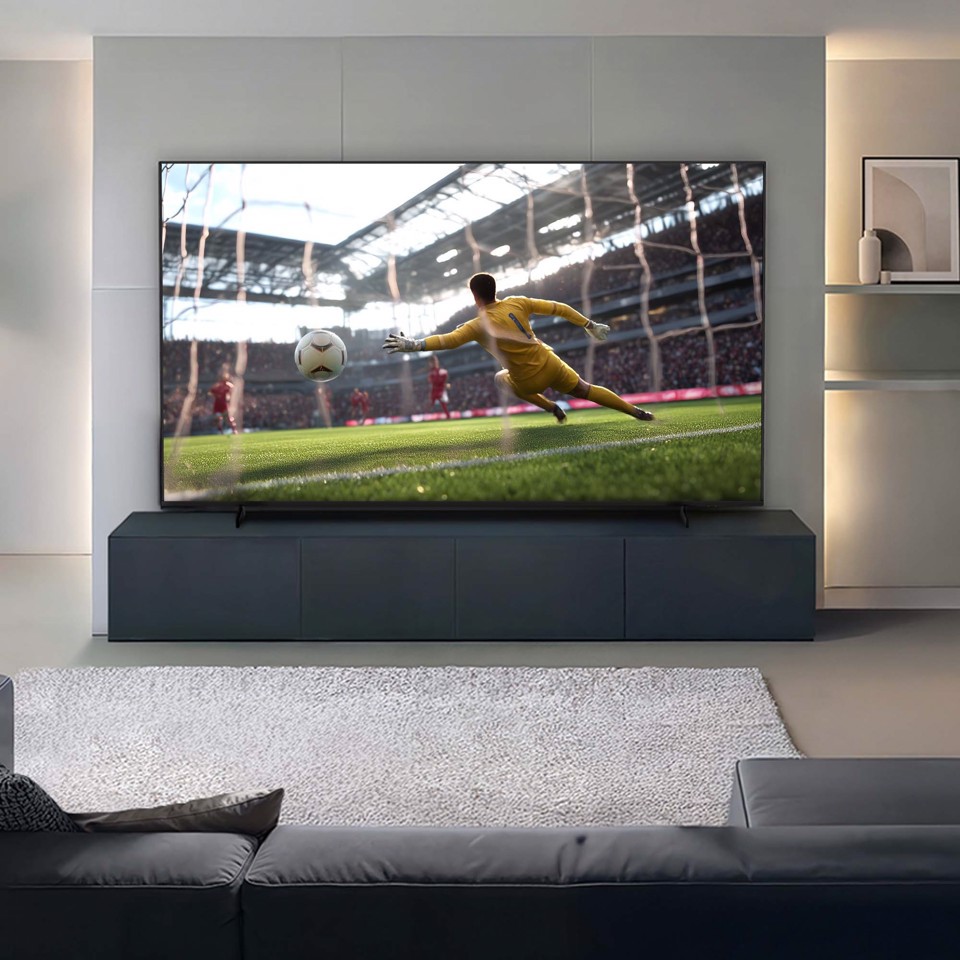 Samsung Mini LED AI TV 65" UE65M80HAUXZT 4K, Processore NQ4 AI Gen2, 4K Upscaling, Color Booster Pro, OTS Lite, Metal Stream Design, Vision AI Smart TV, 2026