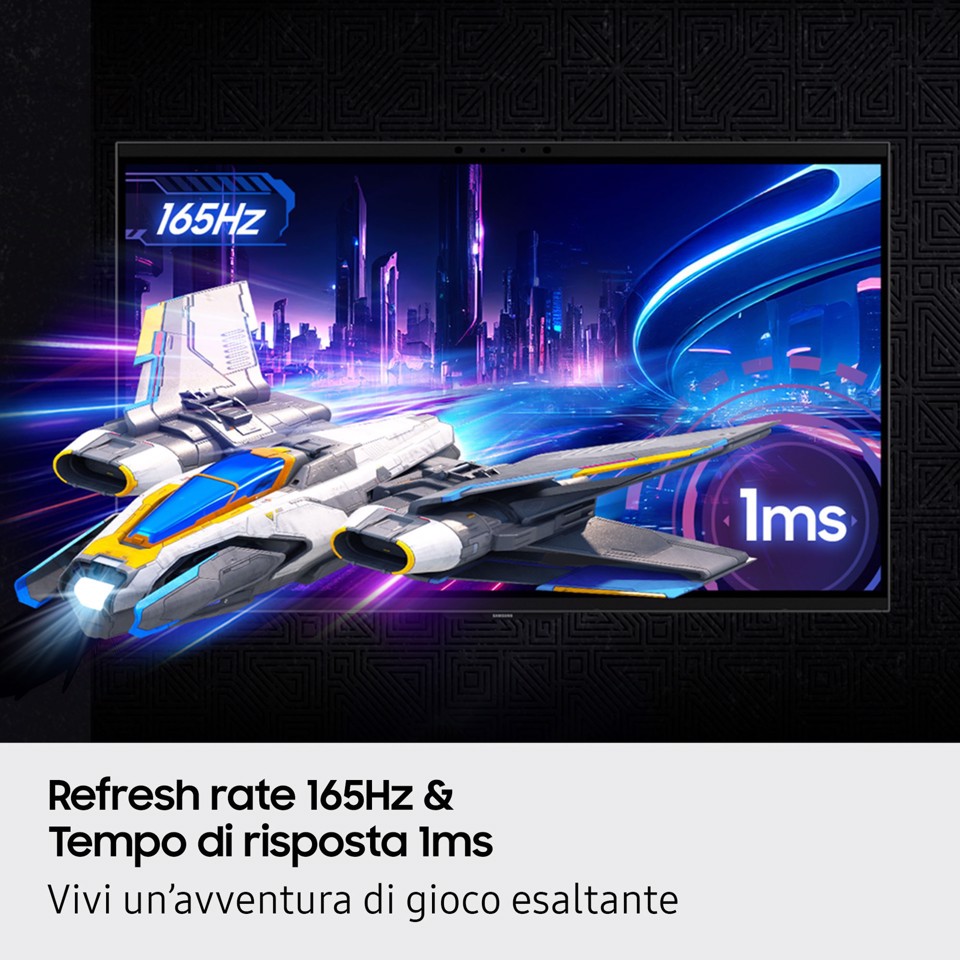 Samsung Monitor Gaming Odyssey 3D da 27'' UHD Flat