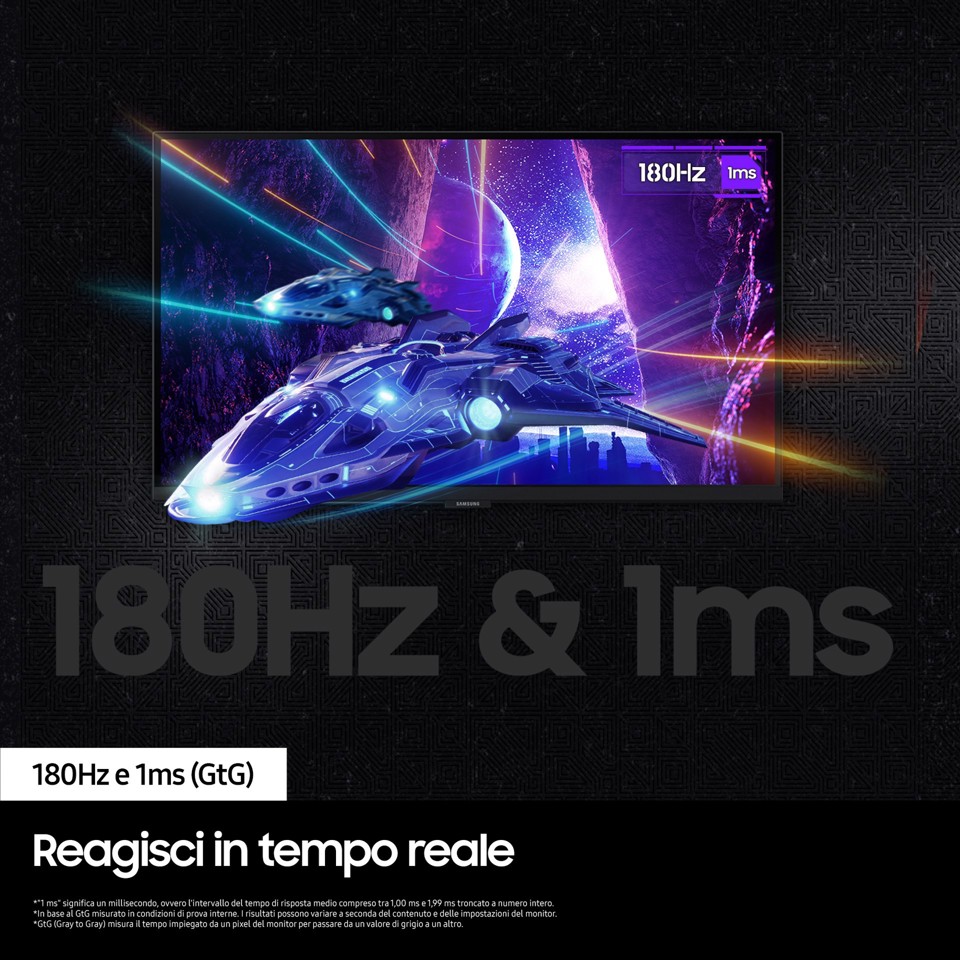 Samsung Monitor Gaming Odyssey G5 - G50D da 27'' QHD Flat