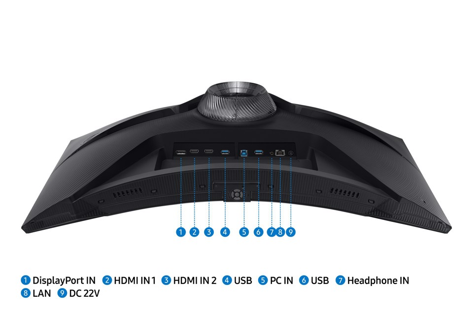 Samsung Monitor Gaming Odyssey G6 da 32'' QHD Curvo