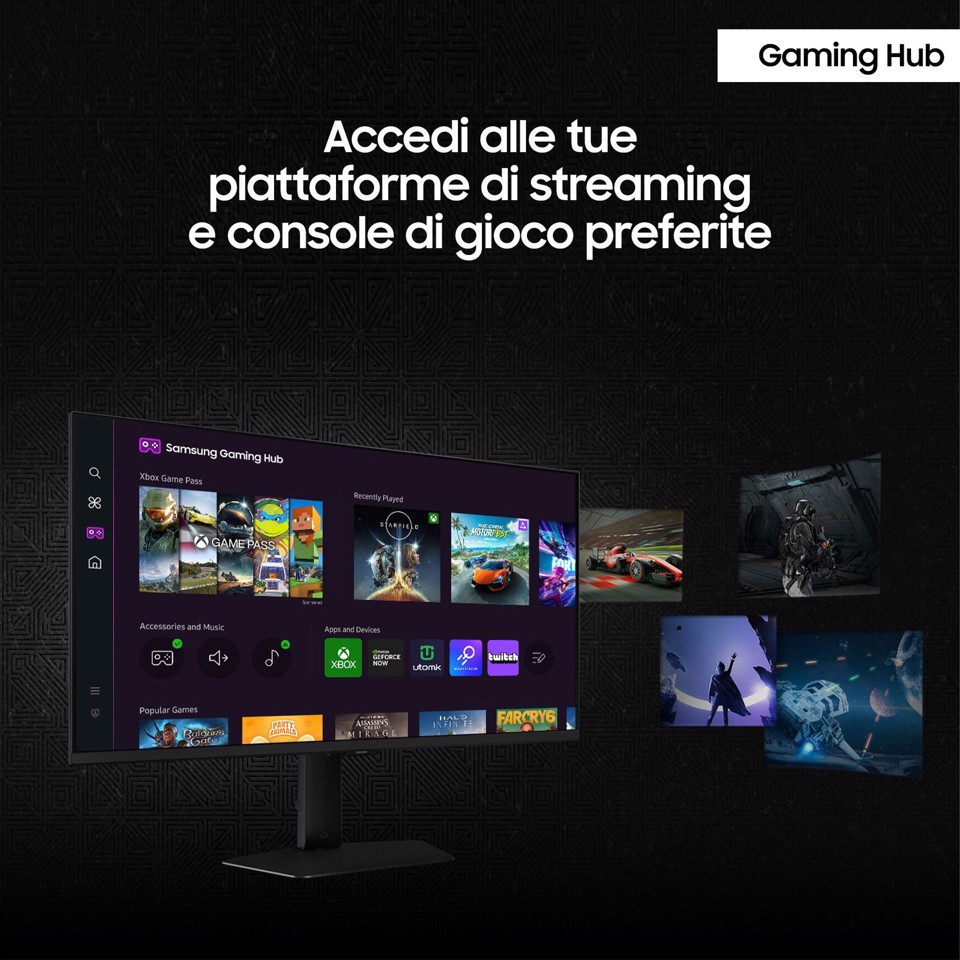 Samsung Monitor Gaming Odyssey G7 - G70D da 27''
