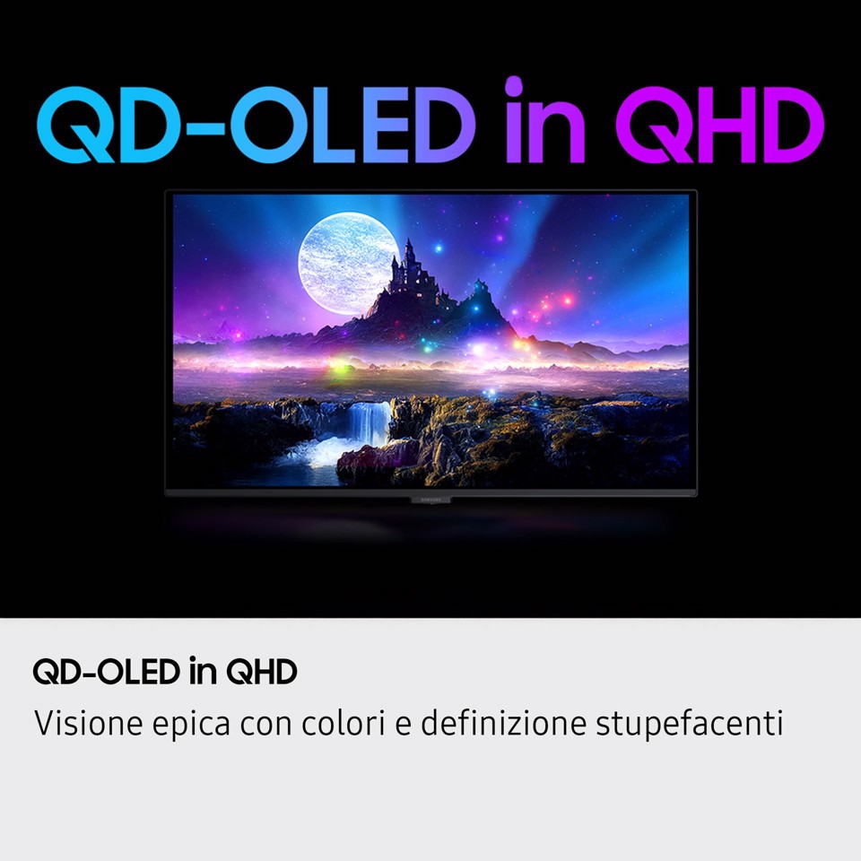 Samsung Monitor Gaming Odyssey OLED G5 - G50SF da 27" QHD Flat