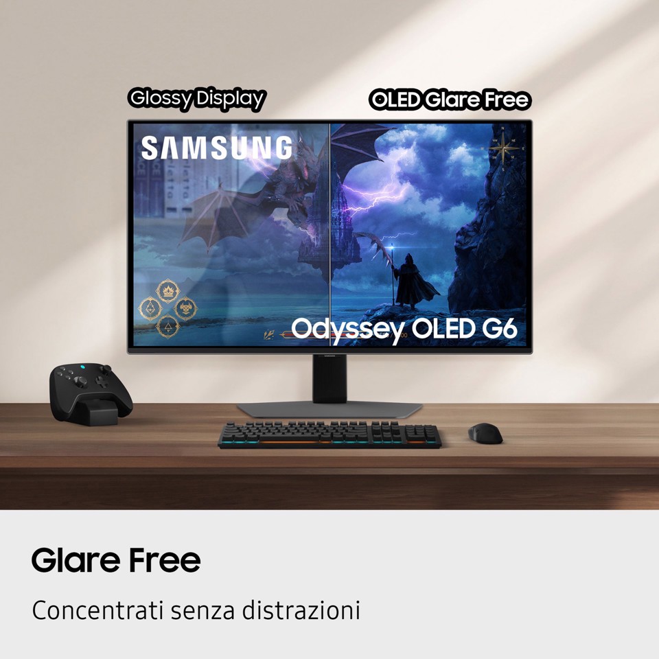 Samsung Monitor Gaming Odyssey OLED G6 - G60SF da 27"
