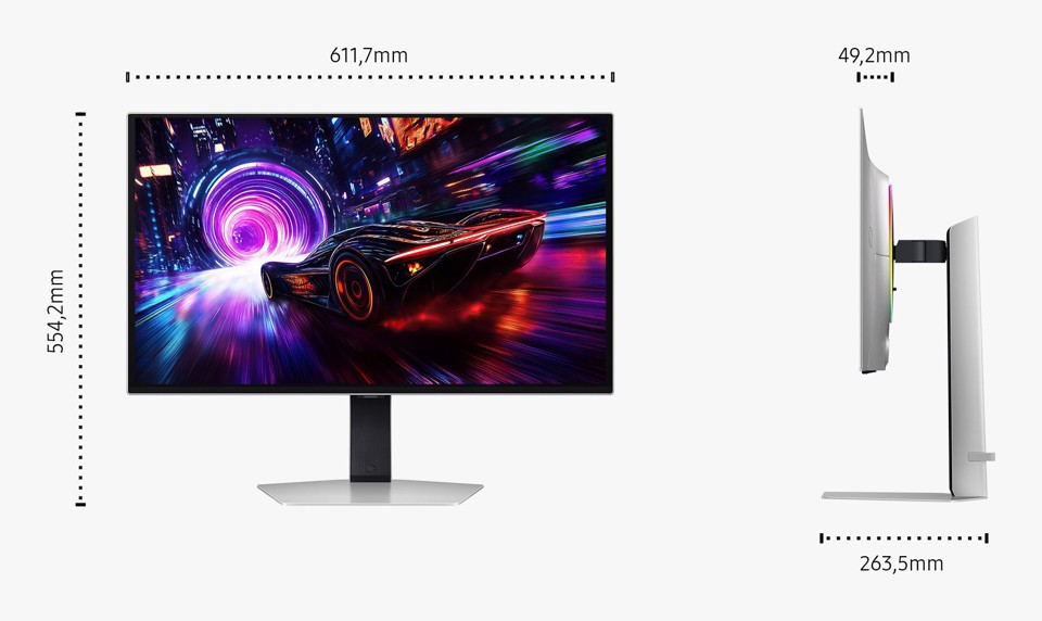 Samsung Monitor Gaming Odyssey OLED G8 - G81SF da 27'' UHD