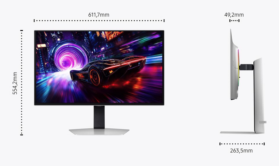 Samsung Monitor Gaming Odyssey OLED G8 - G81SF da 27'' UHD