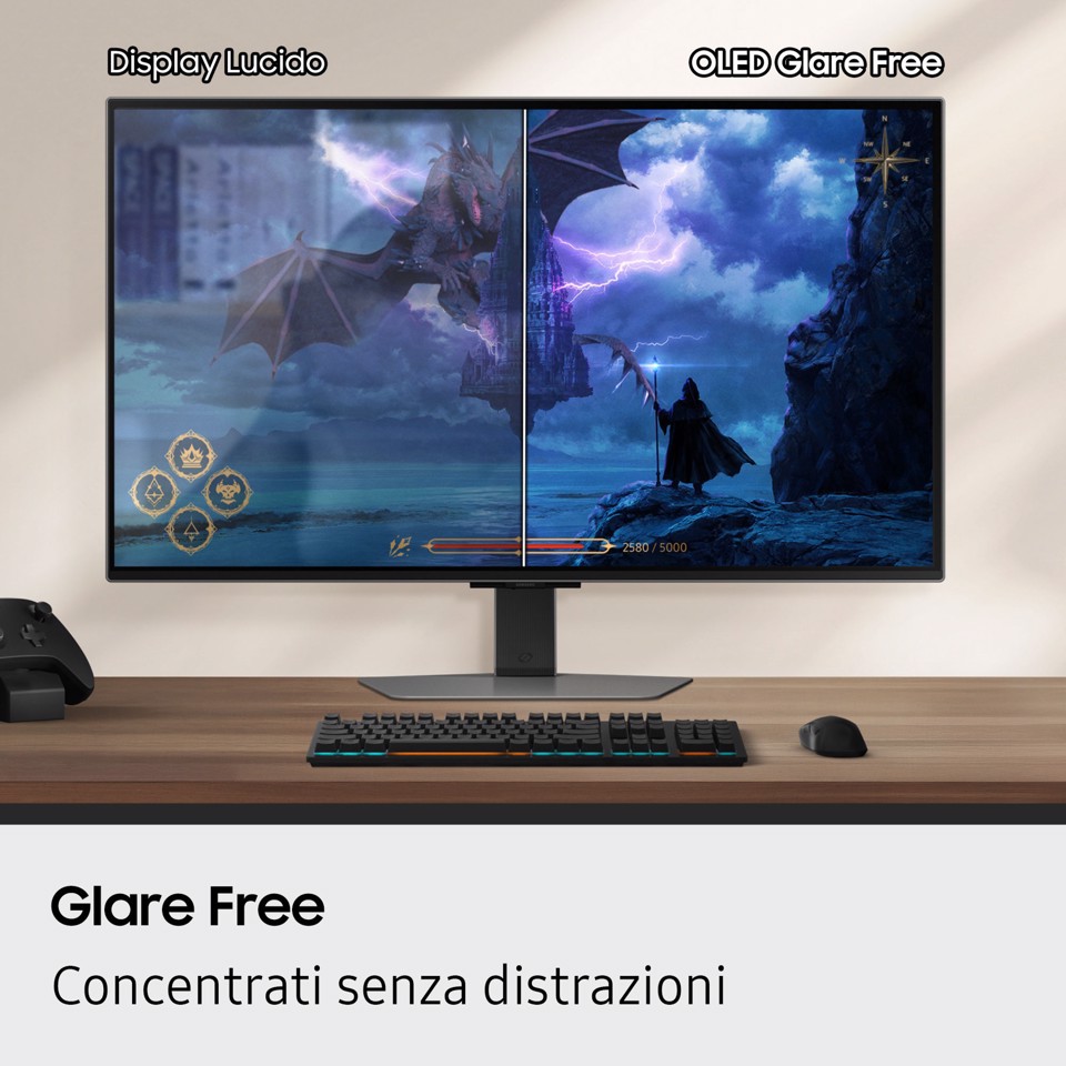 Samsung Monitor Gaming Odyssey OLED G8 - G81SF da 27'' UHD