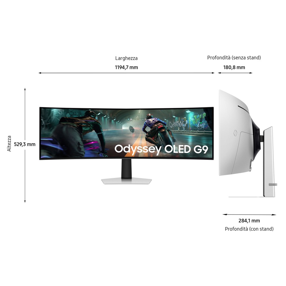 Samsung Monitor Gaming Odyssey OLED G9 - G91SD da 49"