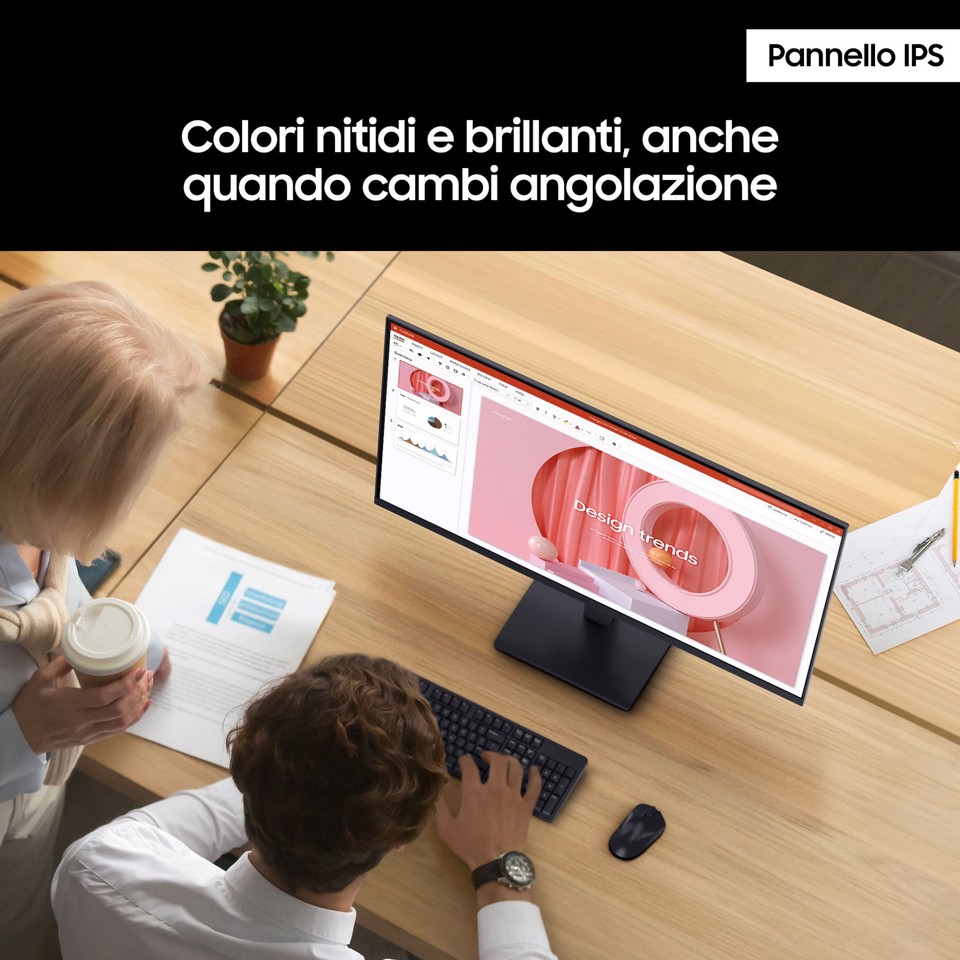 Samsung Monitor LED Serie S30GD da 24'' Full HD Flat