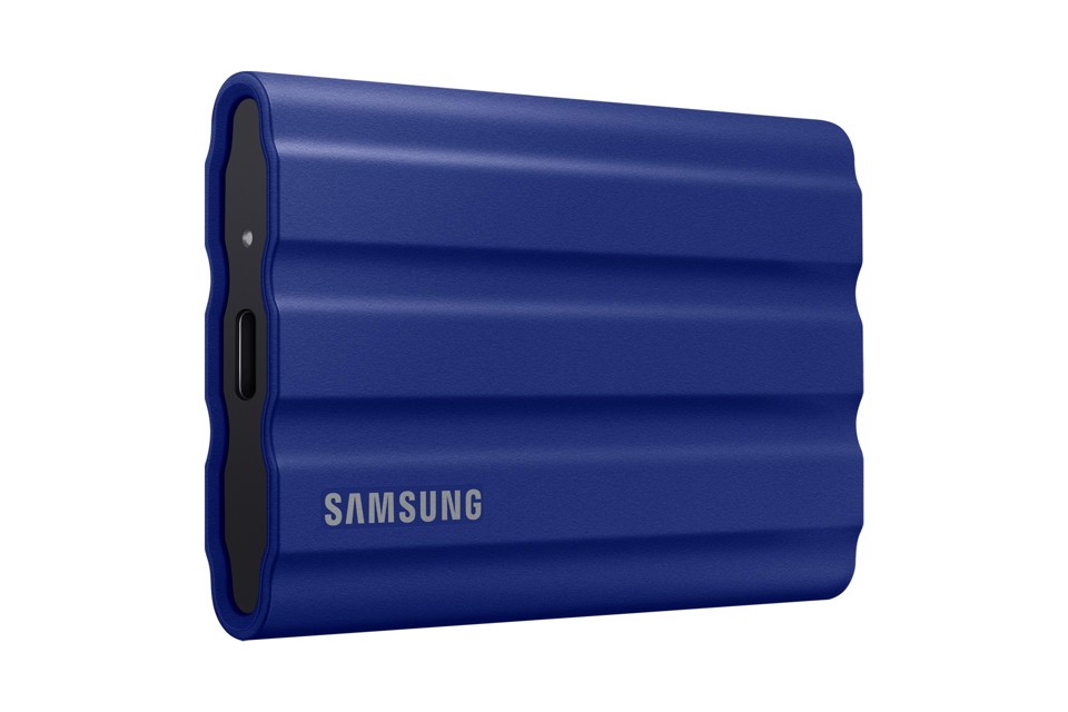 Samsung SDD portatile esterno Shield T7 MU-PE2T0R 2TB Blu USB tipo-C