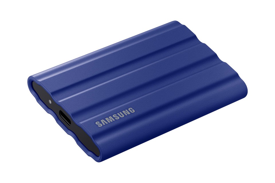 Samsung SDD portatile esterno Shield T7 MU-PE2T0R 2TB Blu USB tipo-C