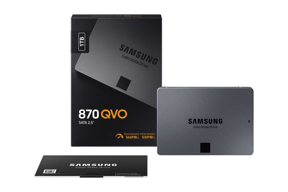 Samsung SSD interno QVO 870 MZ-77Q1T0 2.5" 1 TB Serial ATA III QLC