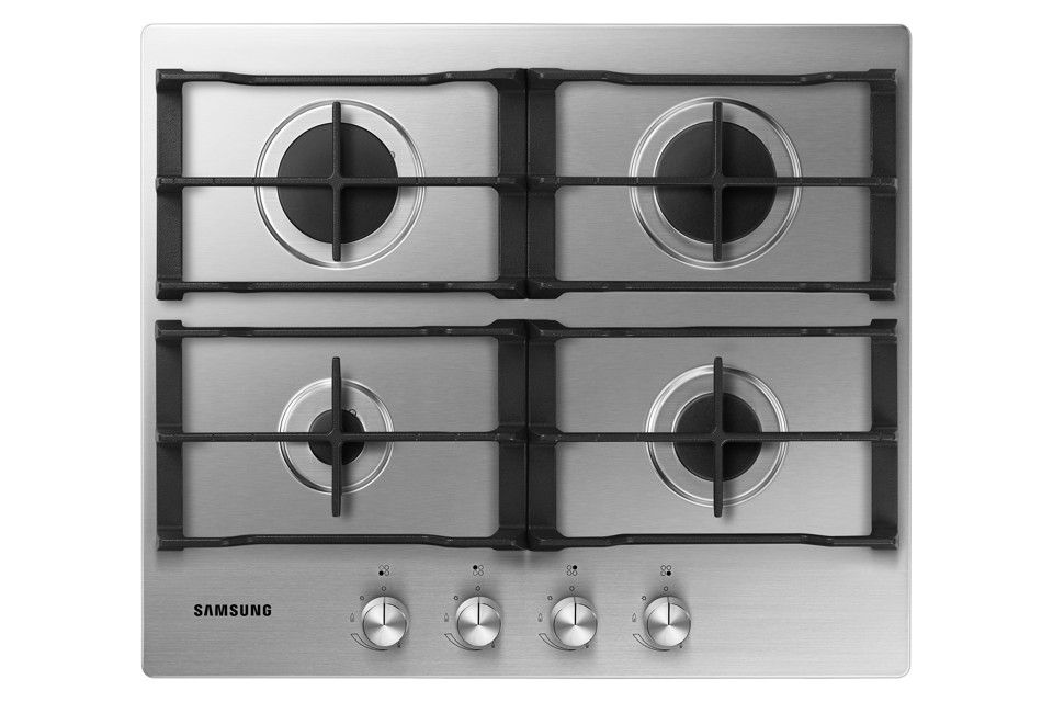 Samsung NA64H3010AS Acciaio inossidabile Da incasso Gas 4 Fornello(i)