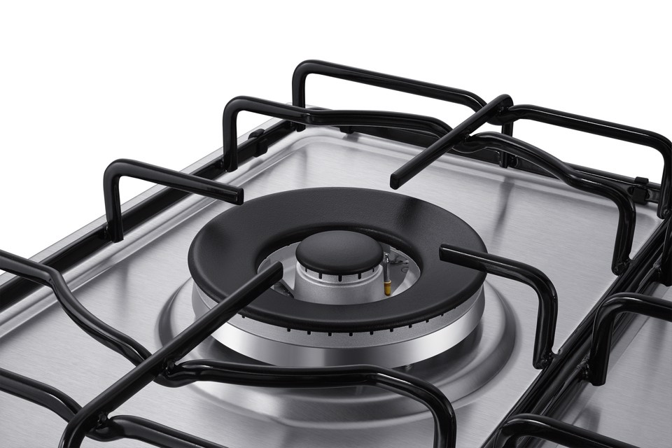 Samsung NA75M3130AS Piano cottura a gas 75cm 5 bruciatori, Inox