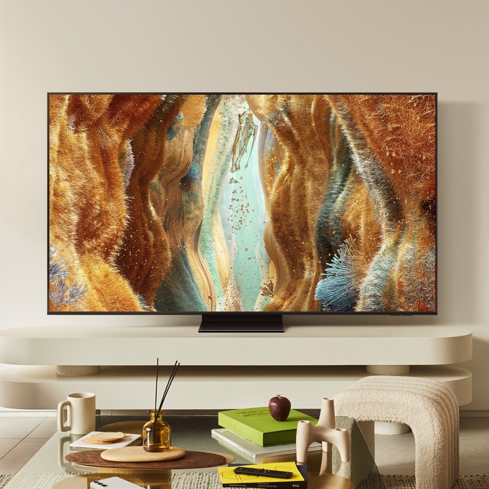 Samsung Neo QLED AI TV 55" QE55QN70FAUXZT 4K Mini LED, Processore NQ4 AI Gen2, 4K AI Upscaling, Motion Xcelerator 144Hz, Neo Quantum HDR, OTS Lite, AirSlim Design, Vision AI Smart TV, 2025