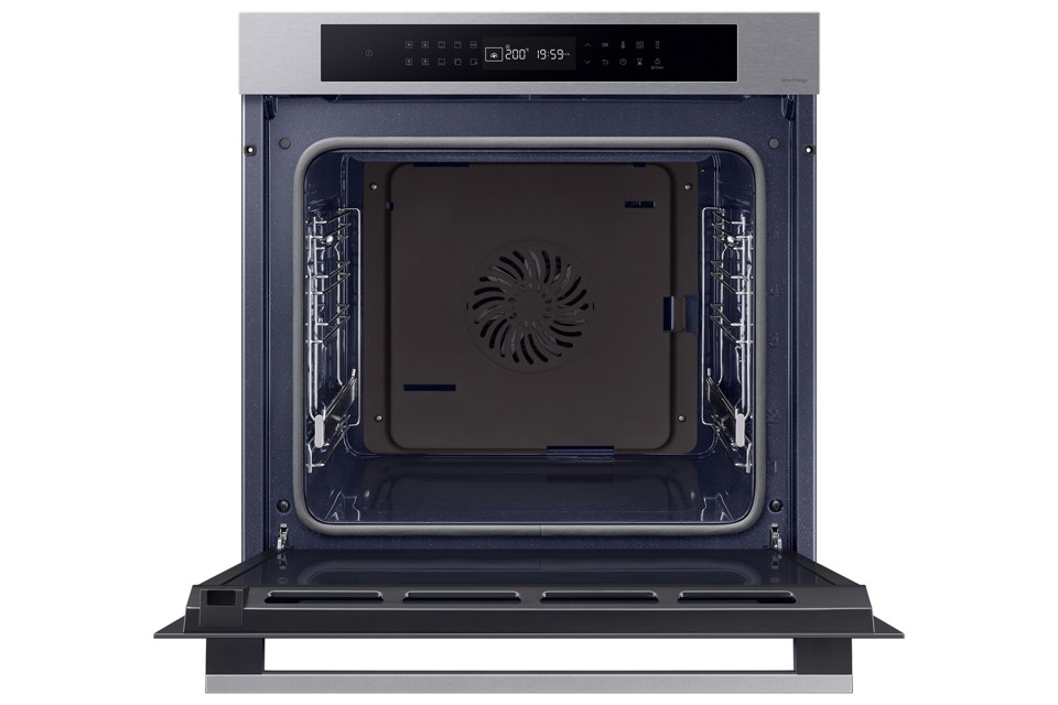 Samsung NV7B4040VBS 76 L 1800 W A+ Nero, Acciaio inossidabile