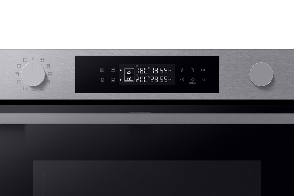 Samsung NV7B45403BS 76 L 2950 W A+ Nero, Acciaio inossidabile