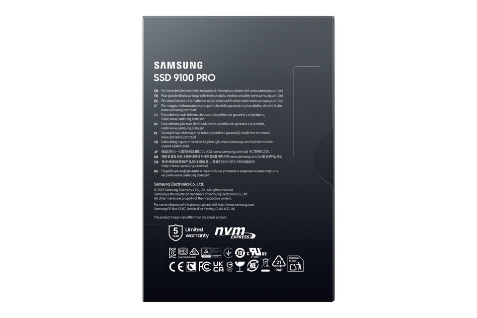 Samsung NVMe 9100 PRO 1 TB