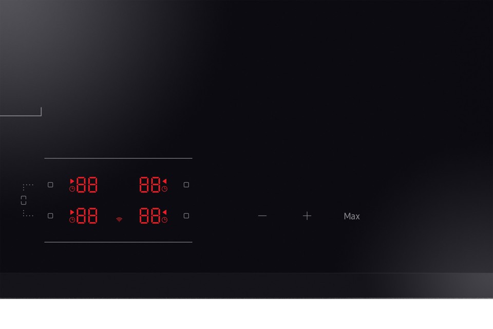 Samsung NZ64B5045GK Piano cottura a induzione 60cm Slim Fit Flex Zone, 4 zone cottura Limitatore di potenza WiFi