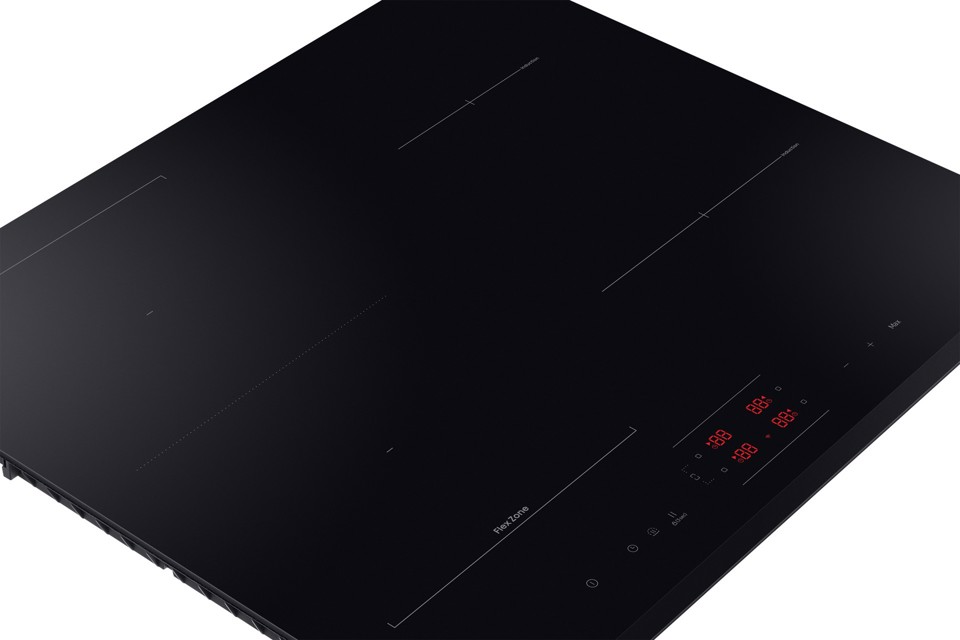 Samsung NZ64B5045GK Piano cottura a induzione 60cm Slim Fit Flex Zone, 4 zone cottura Limitatore di potenza WiFi