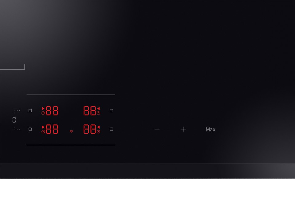 Samsung NZ64B5045GK Piano cottura a induzione 60cm Slim Fit Flex Zone, 4 zone cottura Limitatore di potenza WiFi