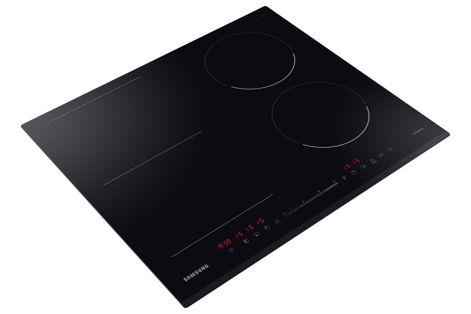Samsung NZ64R3747BK Nero Da incasso 60 cm Piano cottura a induzione 4 Fornello(i)