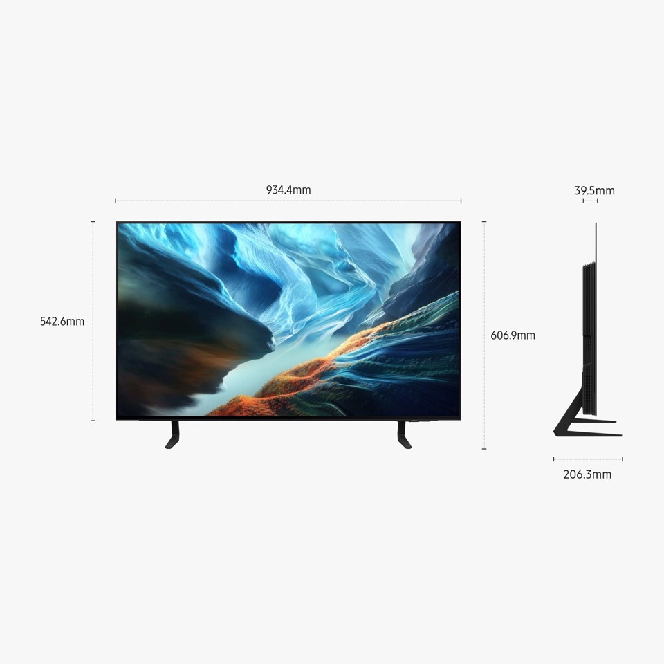 Samsung OLED AI TV 42" QE42S90HAEXZT 4K, Processore NQ4 AI Gen3, 4K AI Upscaling Pro, Glare Free, OLED HDR+, Motion Xcelerator 165Hz, Dolby Atmos & OTS Lite, Laser Slim Design, Vision AI Smart TV, 2026