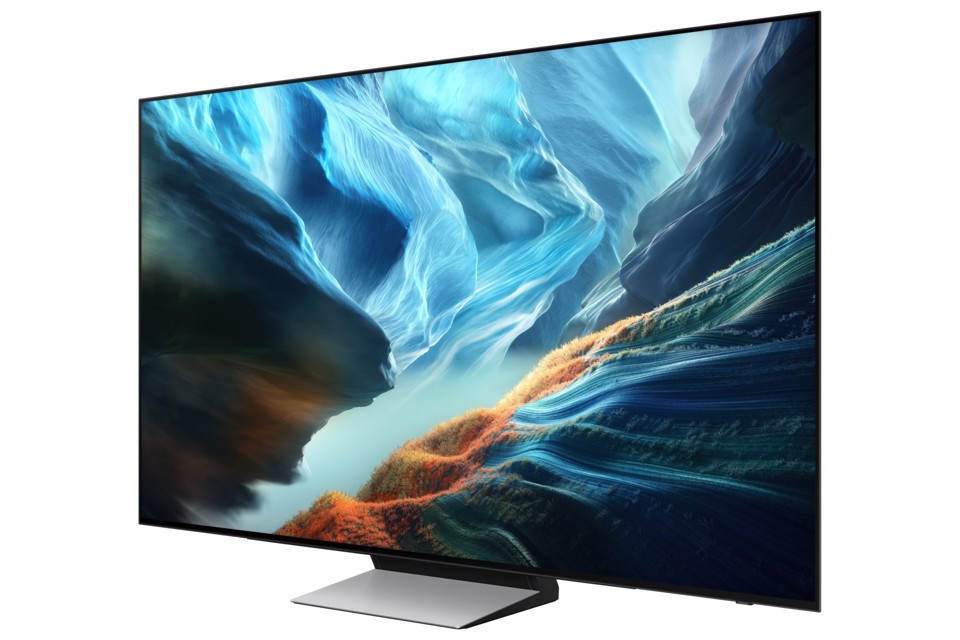 Samsung OLED AI TV 48" QE48S90HAEXZT 4K, Processore NQ4 AI Gen3, 4K AI Upscaling Pro, Glare Free, OLED HDR+, Motion Xcelerator 165Hz, Dolby Atmos & OTS Lite, Laser Slim Design, Vision AI Smart TV, 2026