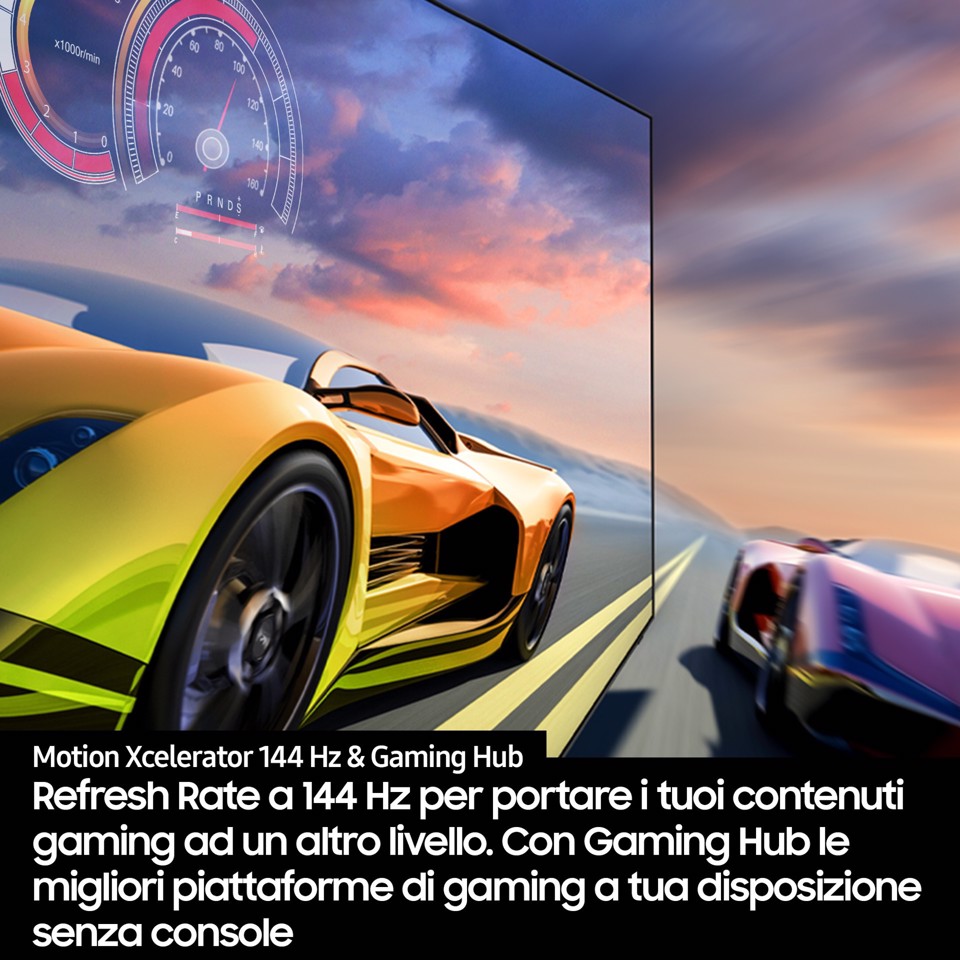 Samsung OLED AI TV 55" QE55S90FAEXZT 4K, Processore NQ4 AI Gen3, 4K AI Upscaling Pro, Schermo antiriflesso, OLED HDR, Dolby Atmos & OTS Lite, Laser Slim Design, Vision AI Smart TV, 2025