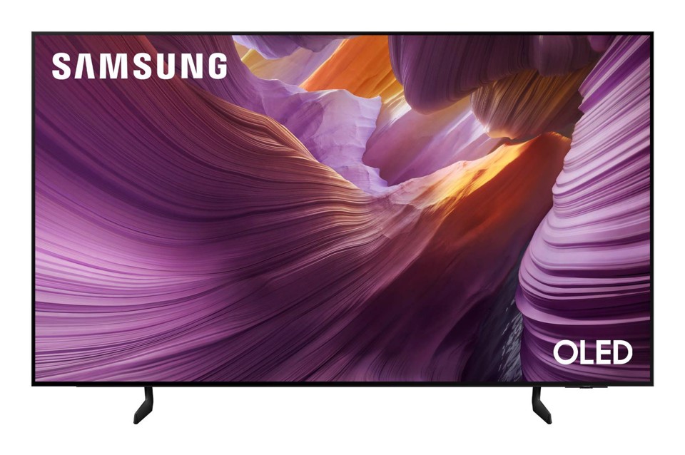 Samsung OLED AI TV 65" QE65S85FAEXZT 4K, Processore NQ4 AI Gen2, 4K AI Upscaling, Schermo antiriflesso, OLED HDR, Dolby Atmos & OTS Lite, Contour Design, Vision AI Smart TV, 2025