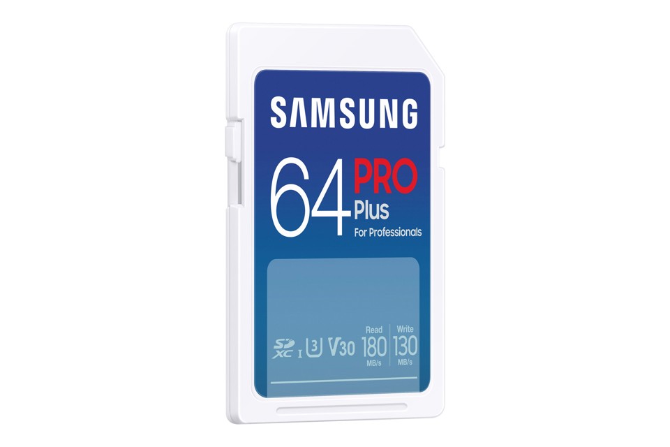 Samsung PRO Plus SD Card - Scheda di memoria 64GB (2023)