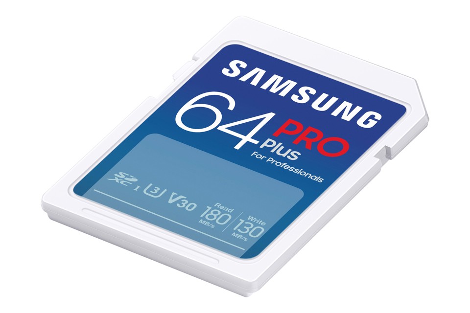Samsung PRO Plus SD Card - Scheda di memoria 64GB (2023)