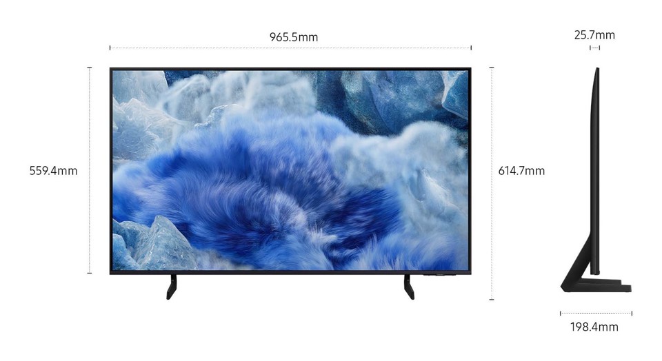 Samsung QE43Q8FAAUXZT TV 109,2 cm (43") 4K Ultra HD Smart TV Wi-Fi Grigio