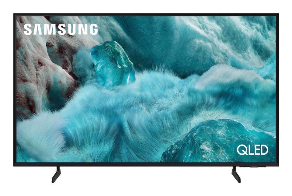 Samsung QLED AI TV 50" QE50Q7FAAUXZT 4K, Processore Q4 AI, 4K Upscaling, Color Booster Pro, OTS Lite, Slim Look Design, Vision AI Smart TV, 2025