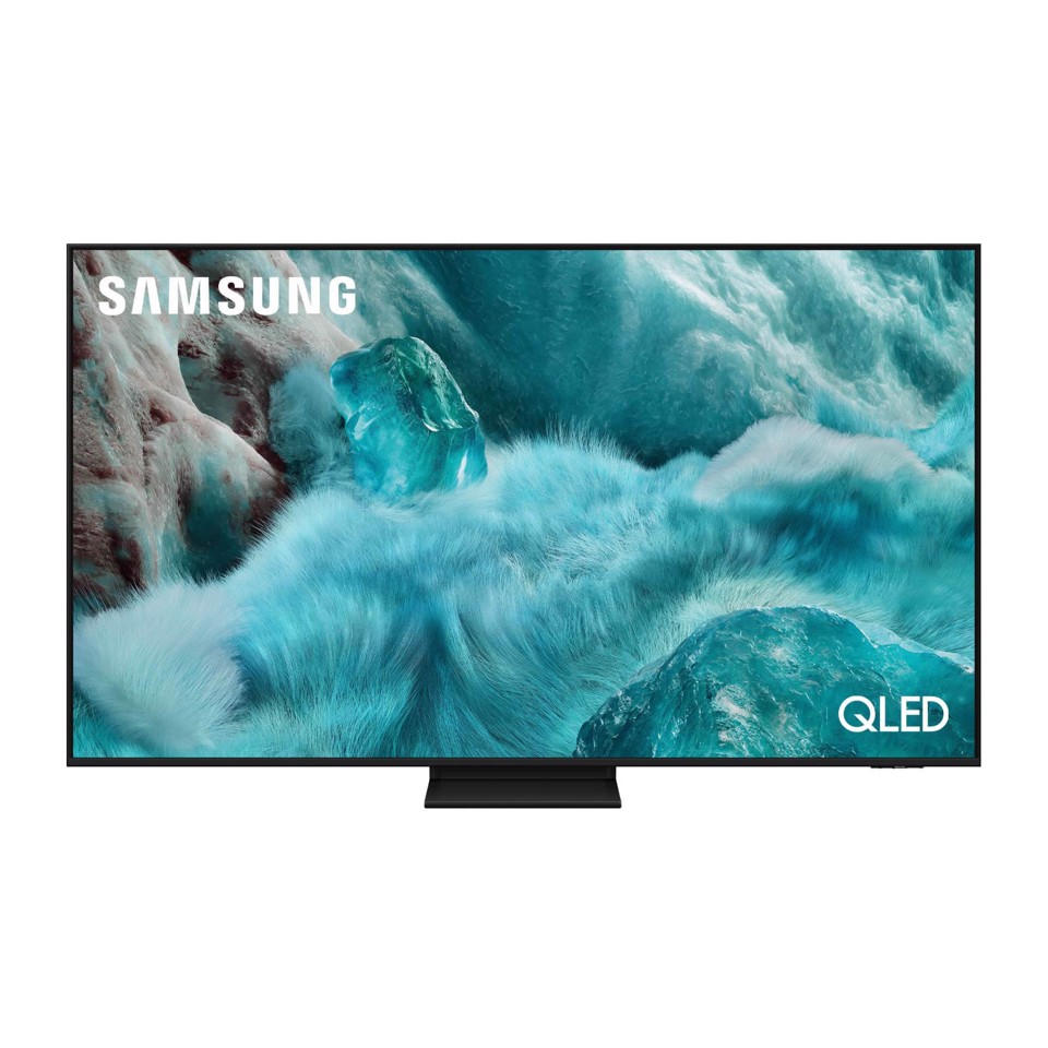 Samsung QLED AI TV 65" QE65Q7F5AUXZT 4K, Processore Q4 AI, 4K Upscaling, Color Booster Pro, OTS Lite, Air Slim Design, Vision AI Smart TV, 2025