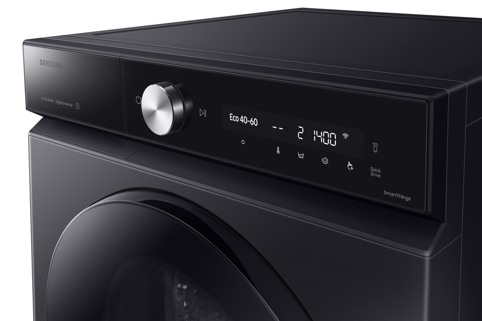 Samsung QuickDrive 8000 Series WW90DB8U95GB lavatrice Caricamento frontale 9 kg 1400 Giri/min Nero