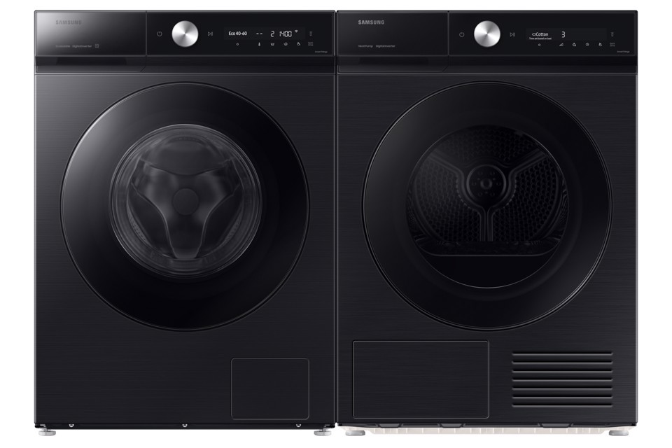 Samsung QuickDrive 8000 Series WW90DB8U95GB lavatrice Caricamento frontale 9 kg 1400 Giri/min Nero
