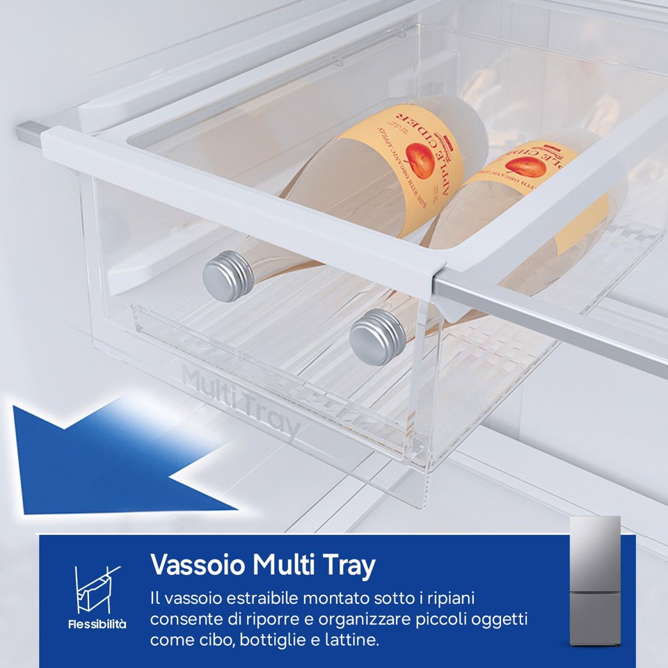 Samsung RB50DG602ES9 Libera installazione 508 L Metallico, Acciaio inox