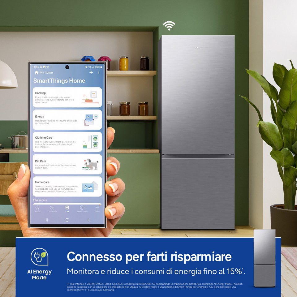 Samsung RB53DG703DS9 Libera installazione 538 L Acciaio inox