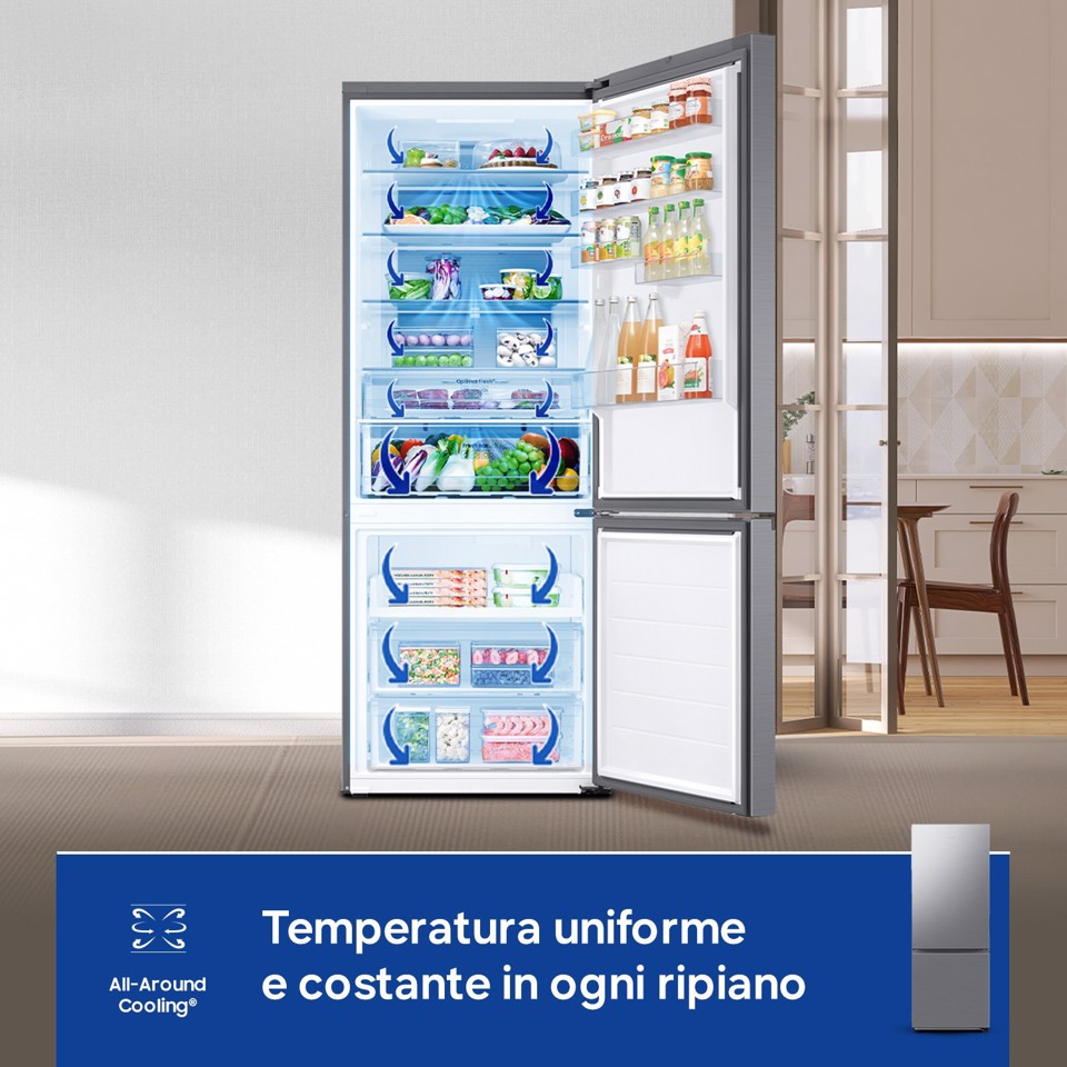 Samsung RB53DG703DS9 Libera installazione 538 L Acciaio inox
