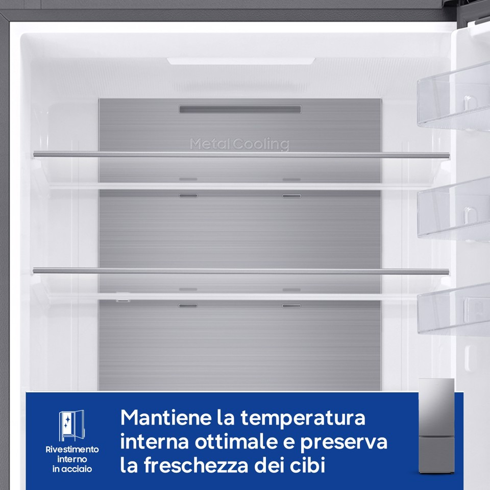 Samsung RB53DG703DS9 Libera installazione 538 L Acciaio inox