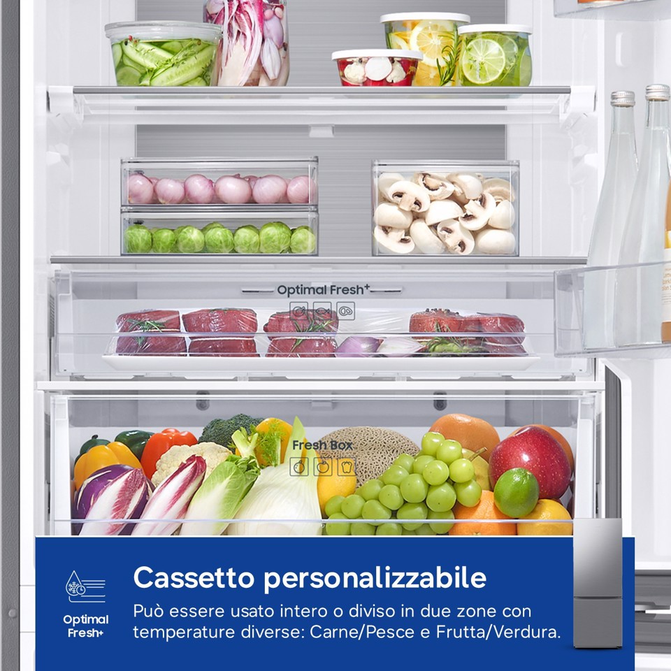 Samsung RB53DG703DS9 Libera installazione 538 L Acciaio inox