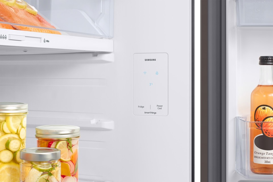 Samsung RT47CB6736C2 frigorifero Doppia Porta BESPOKE AI Libera installazione con congelatore Wifi 462 L Classe E, Cotta Charcoal