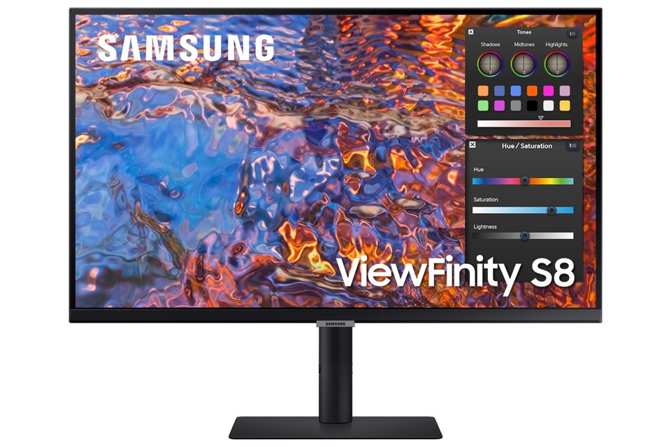 Samsung S80PB Monitor PC 68,6 cm (27") 3840 x 2160 Pixel 4K Ultra HD LCD Nero