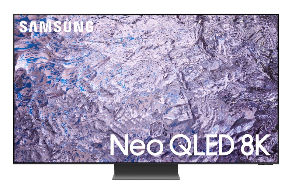 Samsung Series 8 TV QE65QN800CTXZT Neo QLED 8K, Smart TV 65" Processore Neural Quantum 8K, Dolby Atmos e OTS+, Titan Black 2023