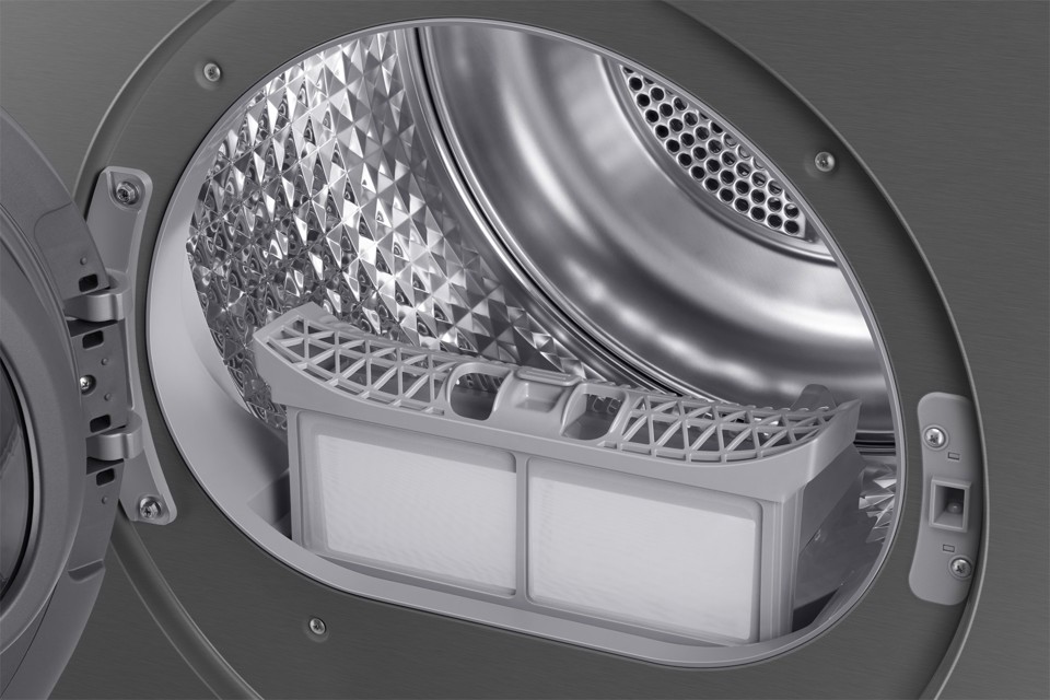 Samsung Series 9 DV90F09F4S asciugatrice Libera installazione Caricamento frontale 9 kg Grigio scuro