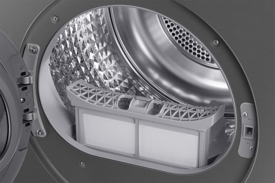 Samsung Series 9 DV90F09F4S asciugatrice Libera installazione Caricamento frontale 9 kg Grigio scuro